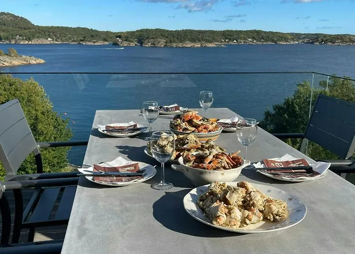 With Views And A Large Terrace In Ferienhaus