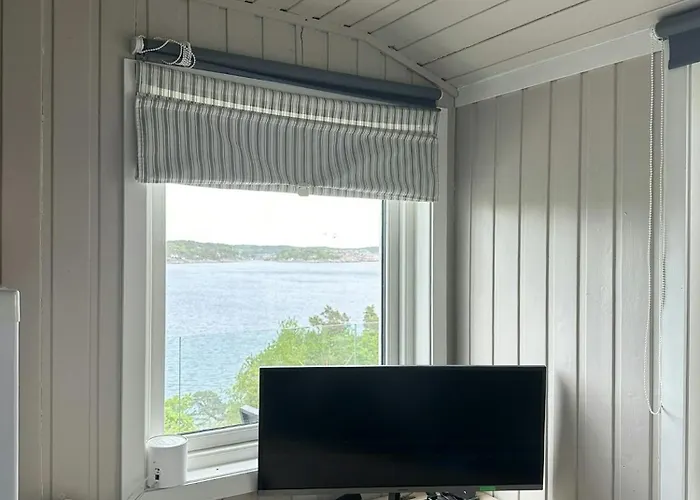 With Views And A Large Terrace In Søgne